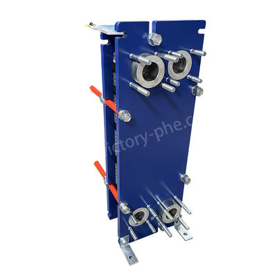 品質  Gasketed Plate Heat Exchanger 0.5mm Painted Plate Frame Heat Exchanger 工場