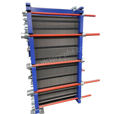 シングルシステム 完全溶接プレート熱交換器 5-500KG 容量