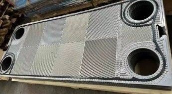 ガスケット付きビカルブ熱交換器プレート 10~1000m2 熱移転面積,NBRガスケット